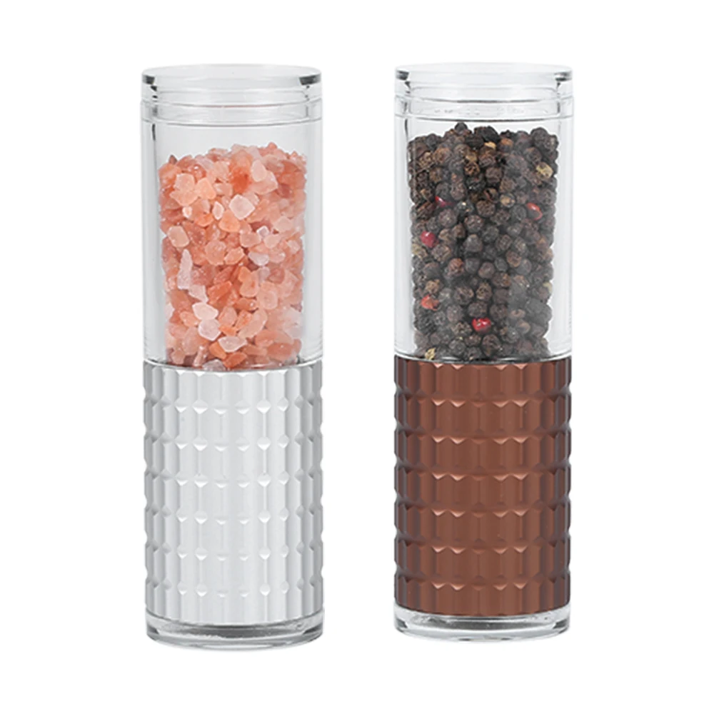 Kitchenware ABS Salt Spice & Pepper Grinder Set With High Quality Ceramic Core ,Herb Grinder/Herb Mill/Spicy Grinder