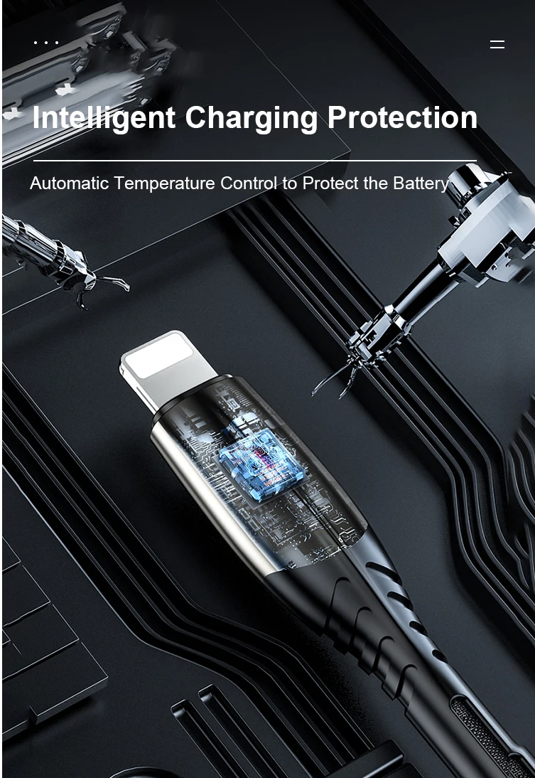  Оптовая продажа 3A PD кабель для быстрой зарядки и передачи данных Тип C Micro интерфейс iP мобильного