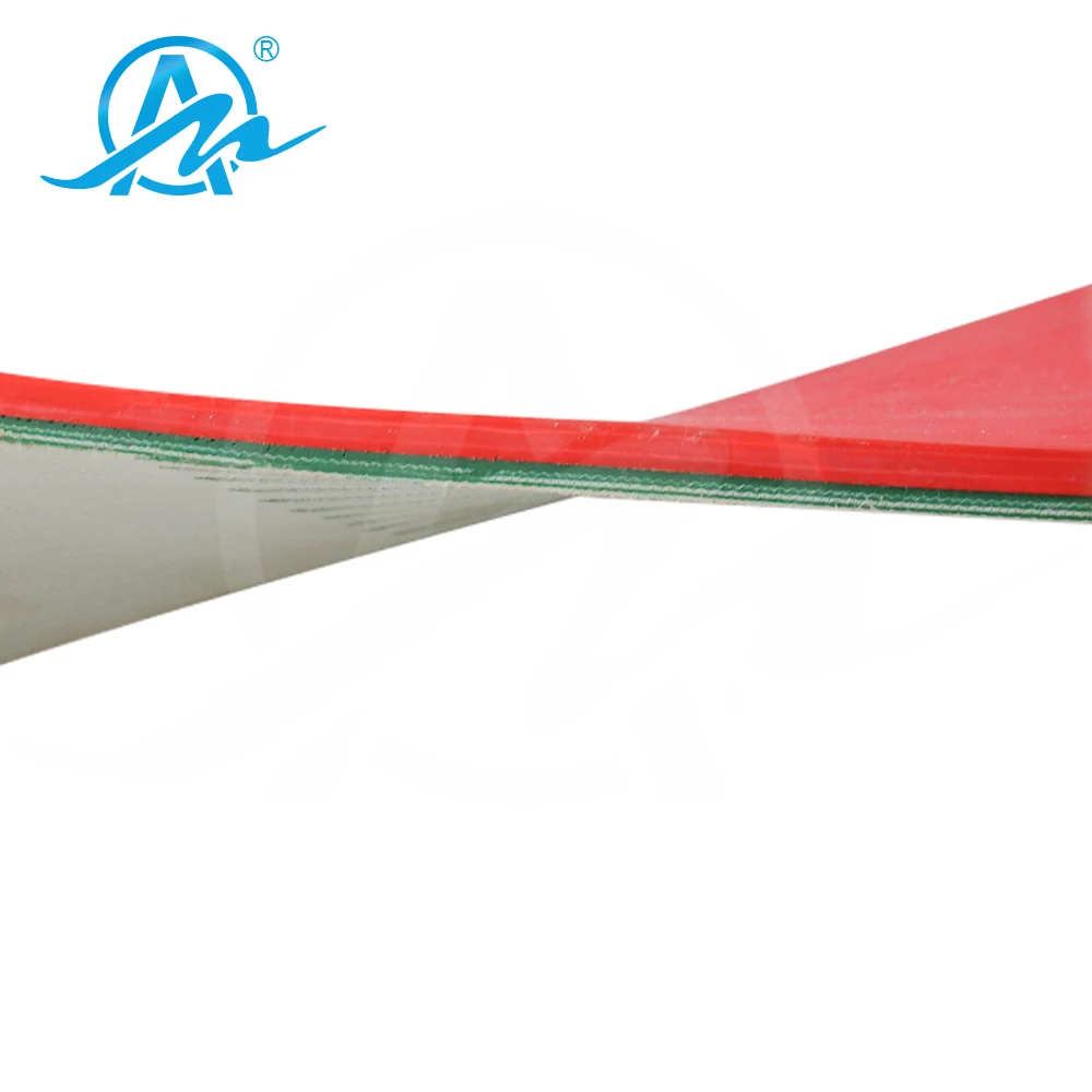 High Quality Custom Pvc Rough Top Conveyor Belt Red Rubber Conveyor Belt