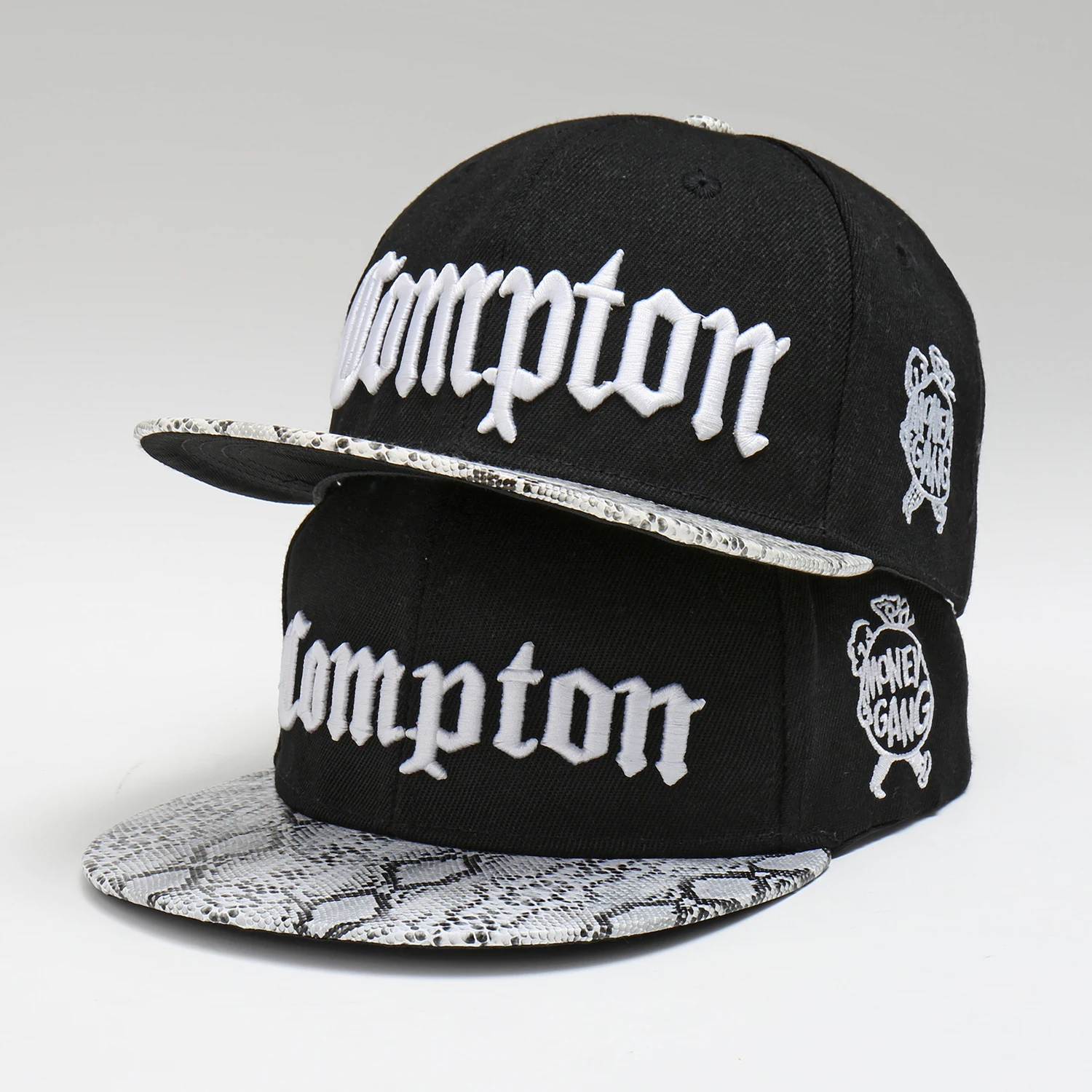 Full Custom Own Brand Outdoor Cotton/Polyester Hip hop Hat Cool Street Dance Mens 6 Panell Embroider Flat Brimmed Sports Caps