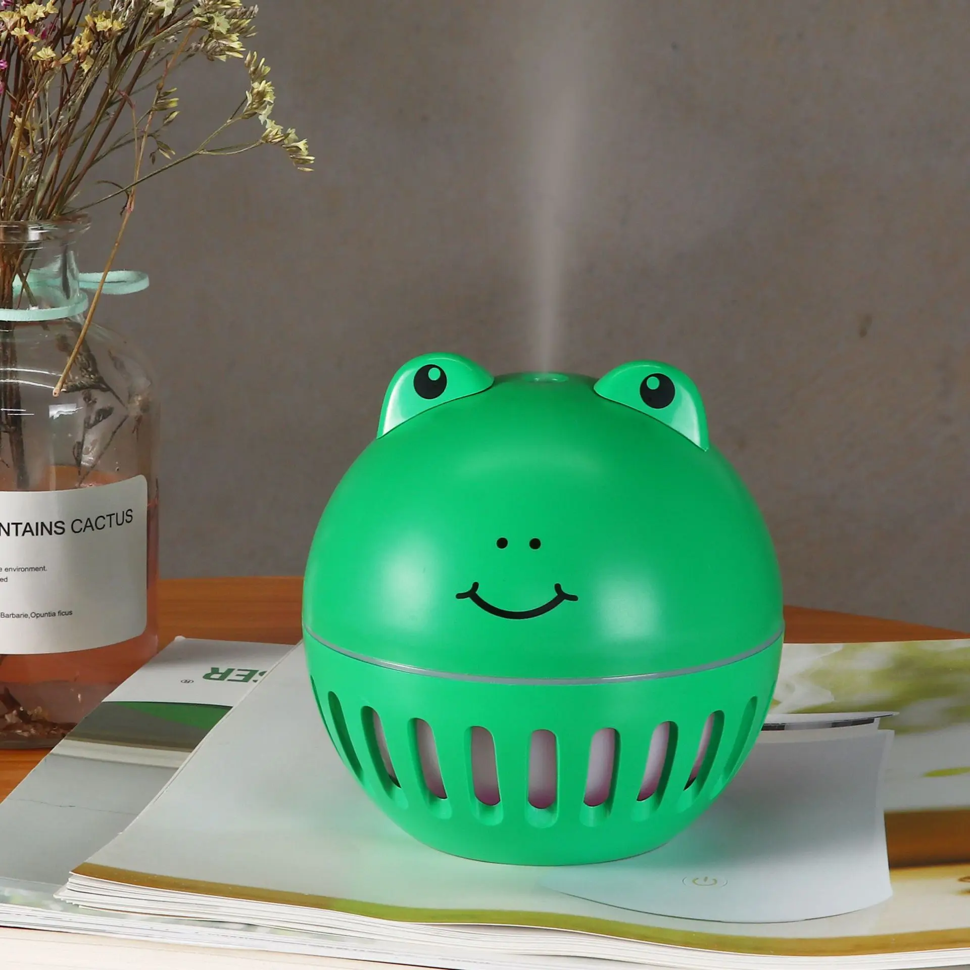Factory Outlet Rabbit Frog Mini Air Humidifier USB Electric Animal 130ml Home Car Humidifier