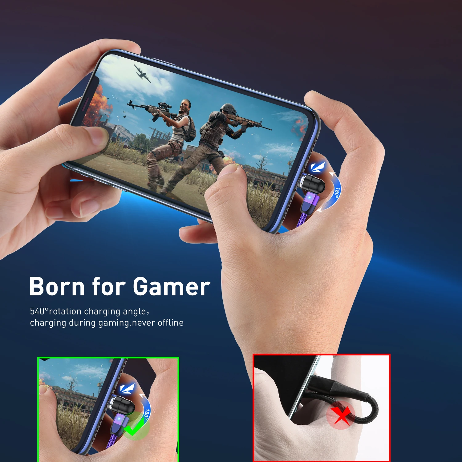 USLION 3 in1 USB Magnetic USB Cable Type C Fast Charging Cable Magnet Data Cables Micro USB for iphone 14