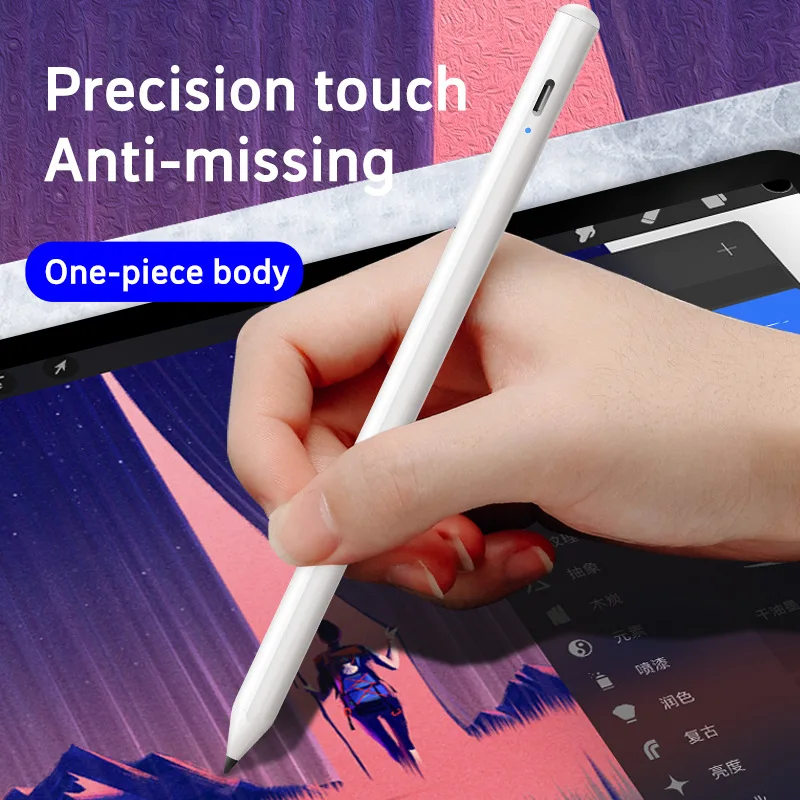 Стилус активный для iPad карандаш с функцией отвода пальмы Apple Pencil 2 1 Pro 1112 9 2020 2018 2019 6-го 7-го