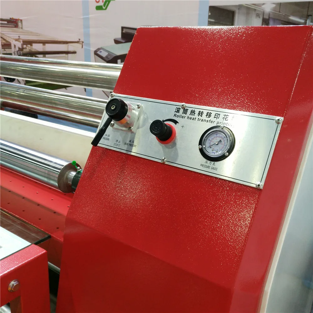 J 1700mm Width Textile Sublimation Calender roll to roll Fabric Printing Heat Press Machine