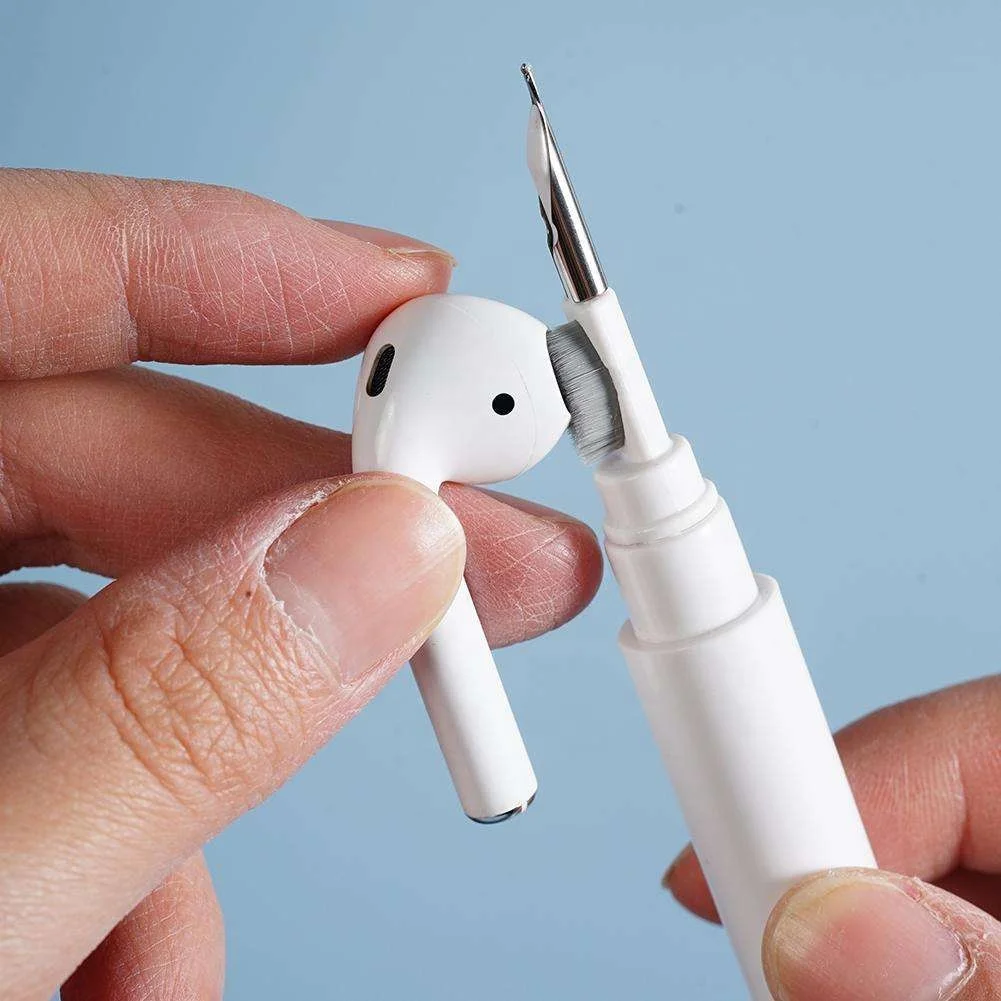 Ручка для очистки Airpods Pro 2 в комплекте портативная щетка удаления пыли и ушной вкладыш