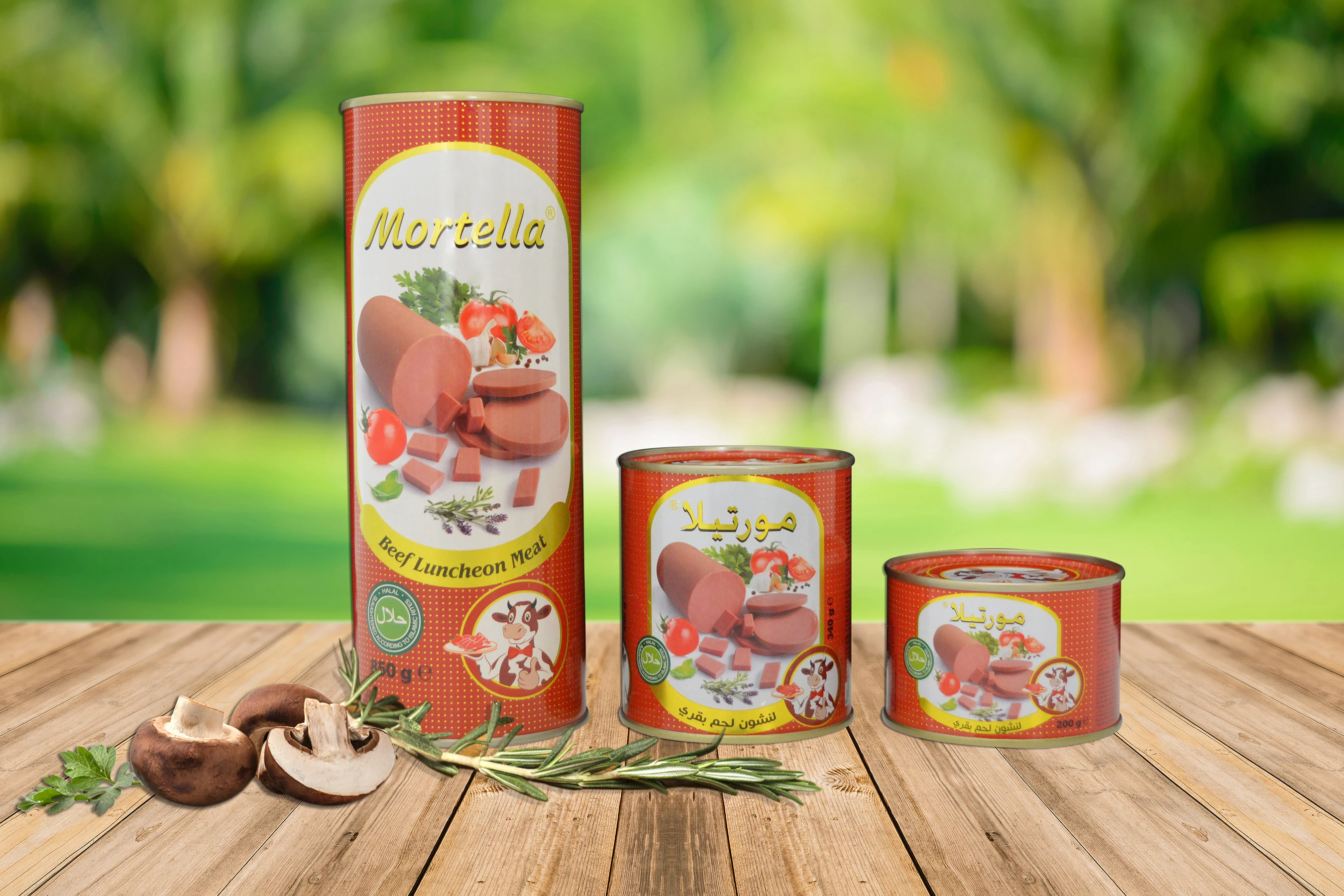 Mortella Halal Canned Beef meat