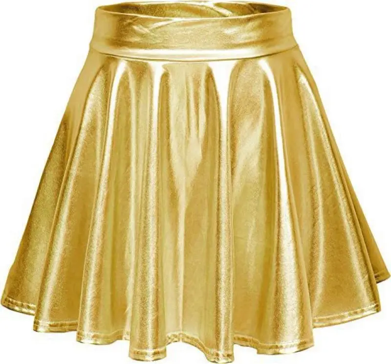 Chinese factory supplies 2024 new satin high waisted A-line skirt for women