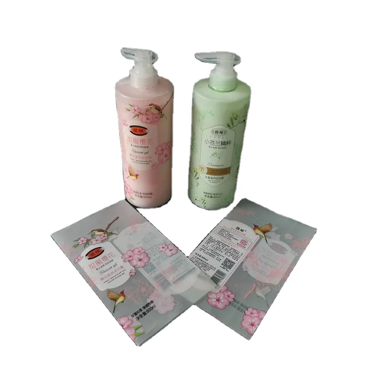 biodegradable laminating shrink label PVC bottle label packaging sleeve film