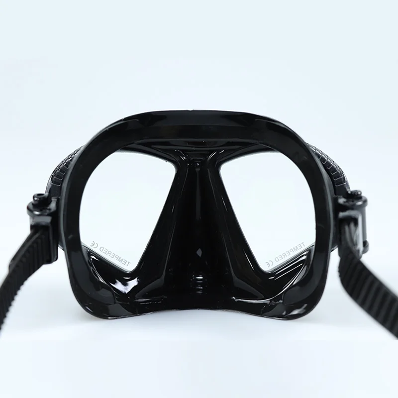 Высококачественная Матовая силиконовая маска для дайвинга с низким объемом маска для фридайвинга