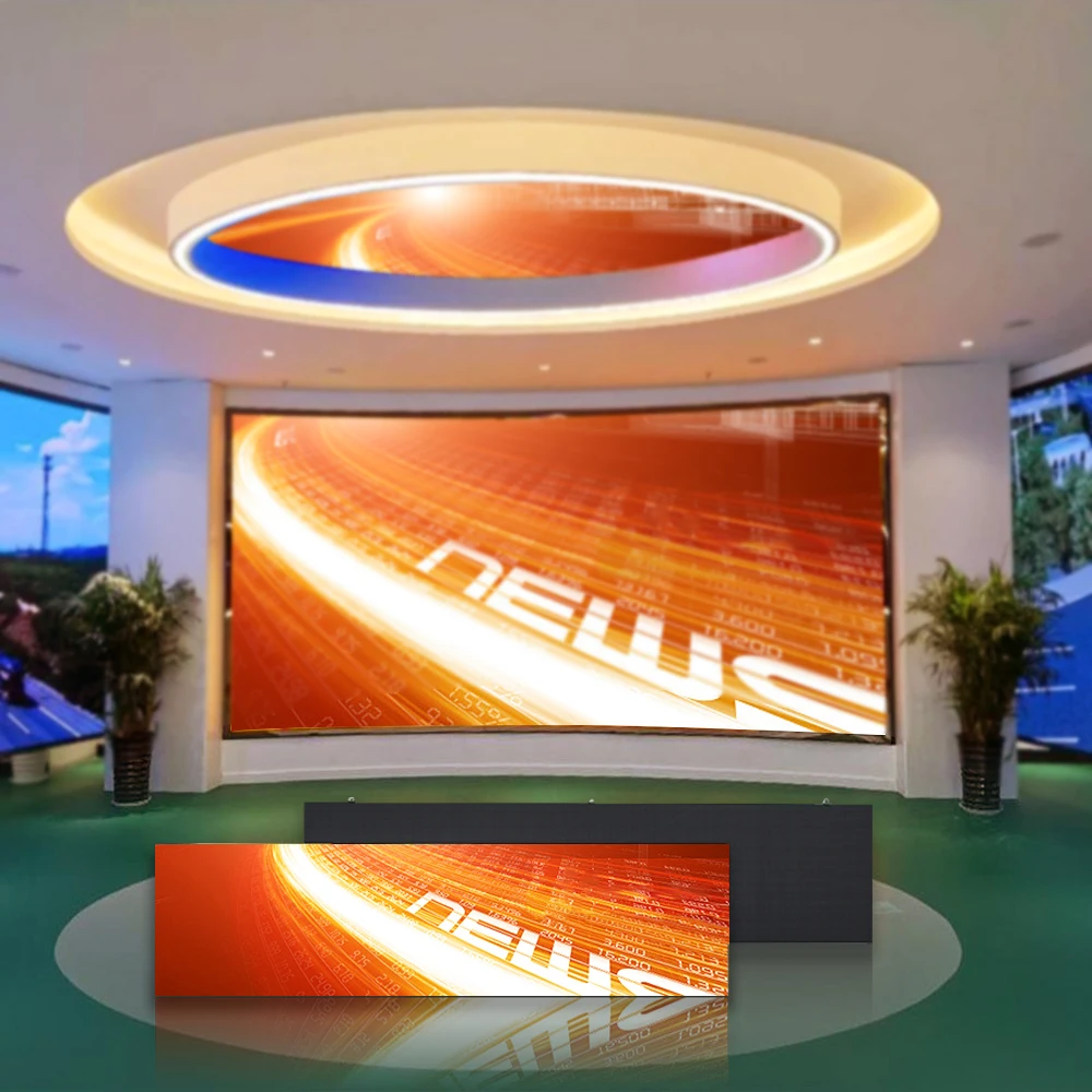 Rental Halls Holographic Hot Sale Column Wall Waterproof Church Module Scanning Cube Rental Video GOB Indoor-led-display-screen.