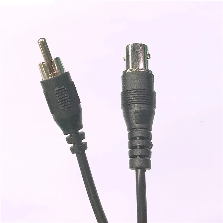BNC female to RCA Male coaxial  CCTV camera cable assembly