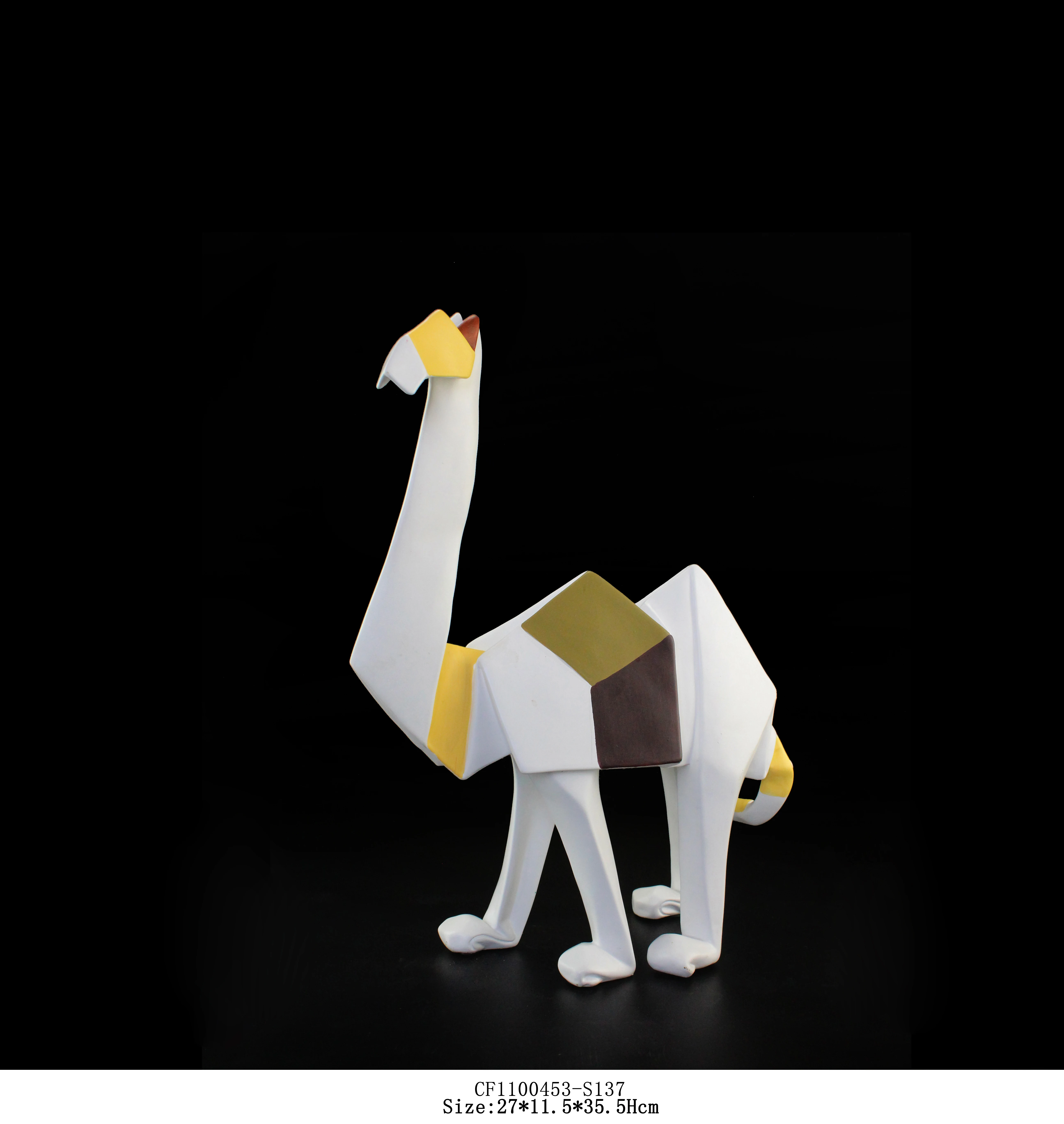 Wholesales Hand-made Resin Animals Rabbit Camel Horse Pig Object Statue For Indoor Decor