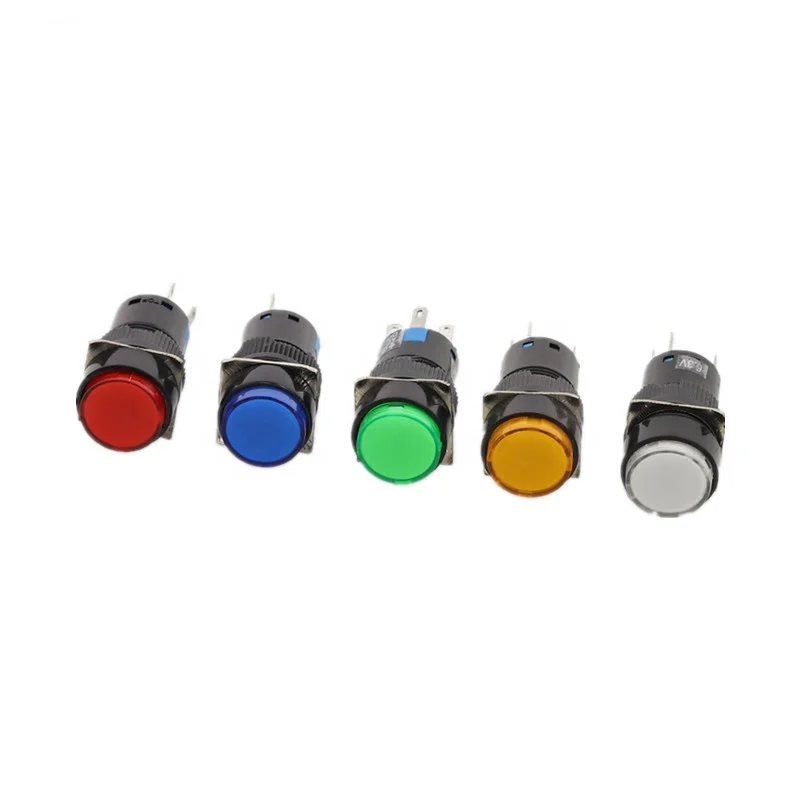 Good AL6-M Round Push Button Switch 8 Pins 220V 24V