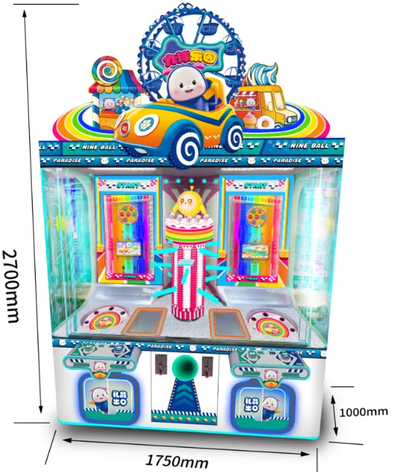 Game Distributor Nine Balls Carnival Children Playground Park Coin Operated Game Machine Control Game Machines For Children