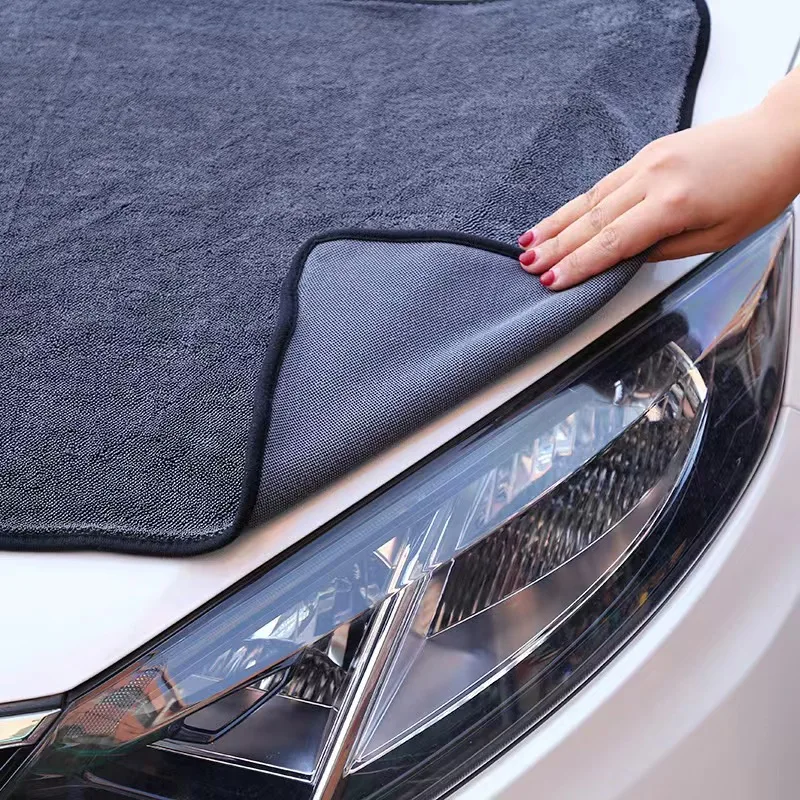 Micro Fiber Pile Auto Care Microfibre Detailing Microfiber Car Wash Cleaning Cloth Twisted large twist Loop drying Towel for car