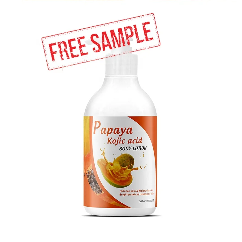 Lighting Vitamin E Kojic Acid Papaya Body Whitening Lotion Moisturizing Papaya Lotion For Black Skin
