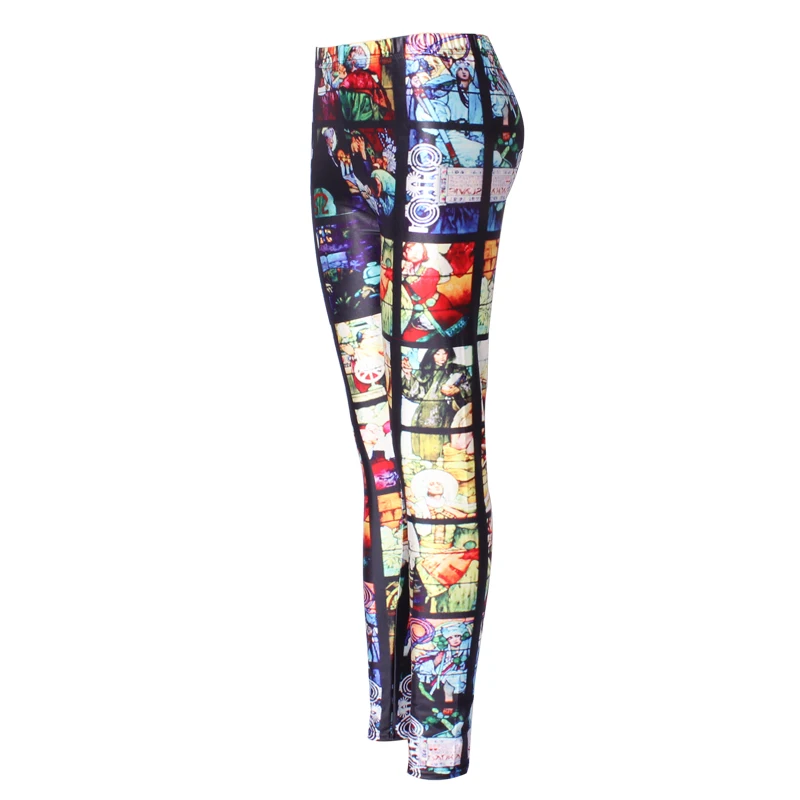 Wholesale High Quality Anime Digital Printed Women Tight Yoga Pants Ladies Bodybuilding Leggings