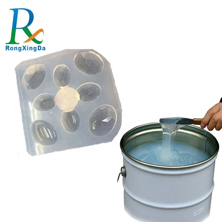 Прозрачная силиконовая резина ювелирные изделия изготовление пресс-форм жидкое резиновое цена