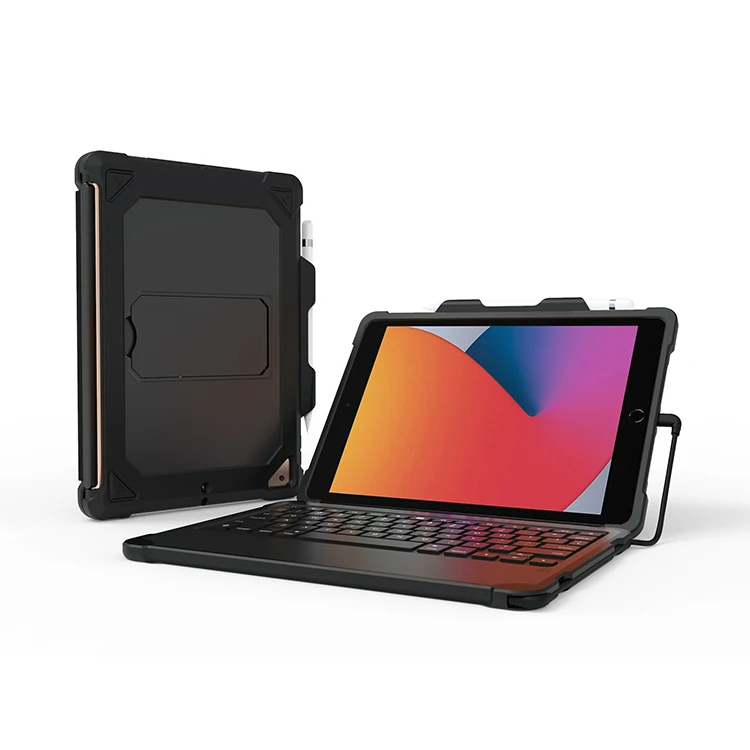 
 MFI клавиатура с держателем для карандашей для iPad 10,2/10,5 дюймов  