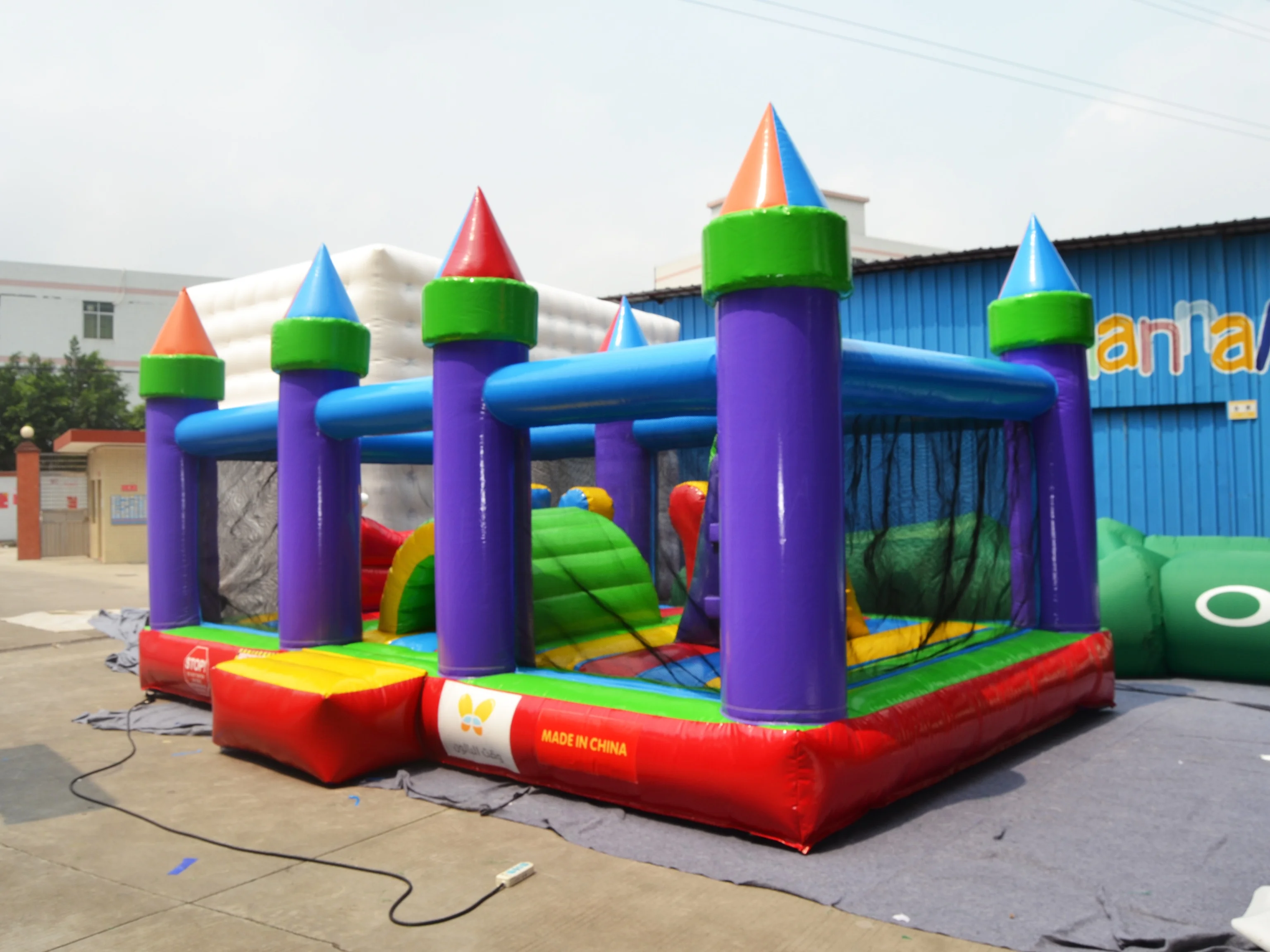 crayon playland bounce house new inflatable design space themed water slides inflatable for kids and adults obstacles jumping