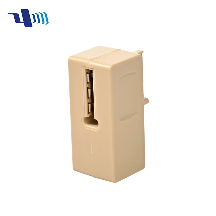 Stable Quality French RJ11 Telephone Plug Modular Adapter
