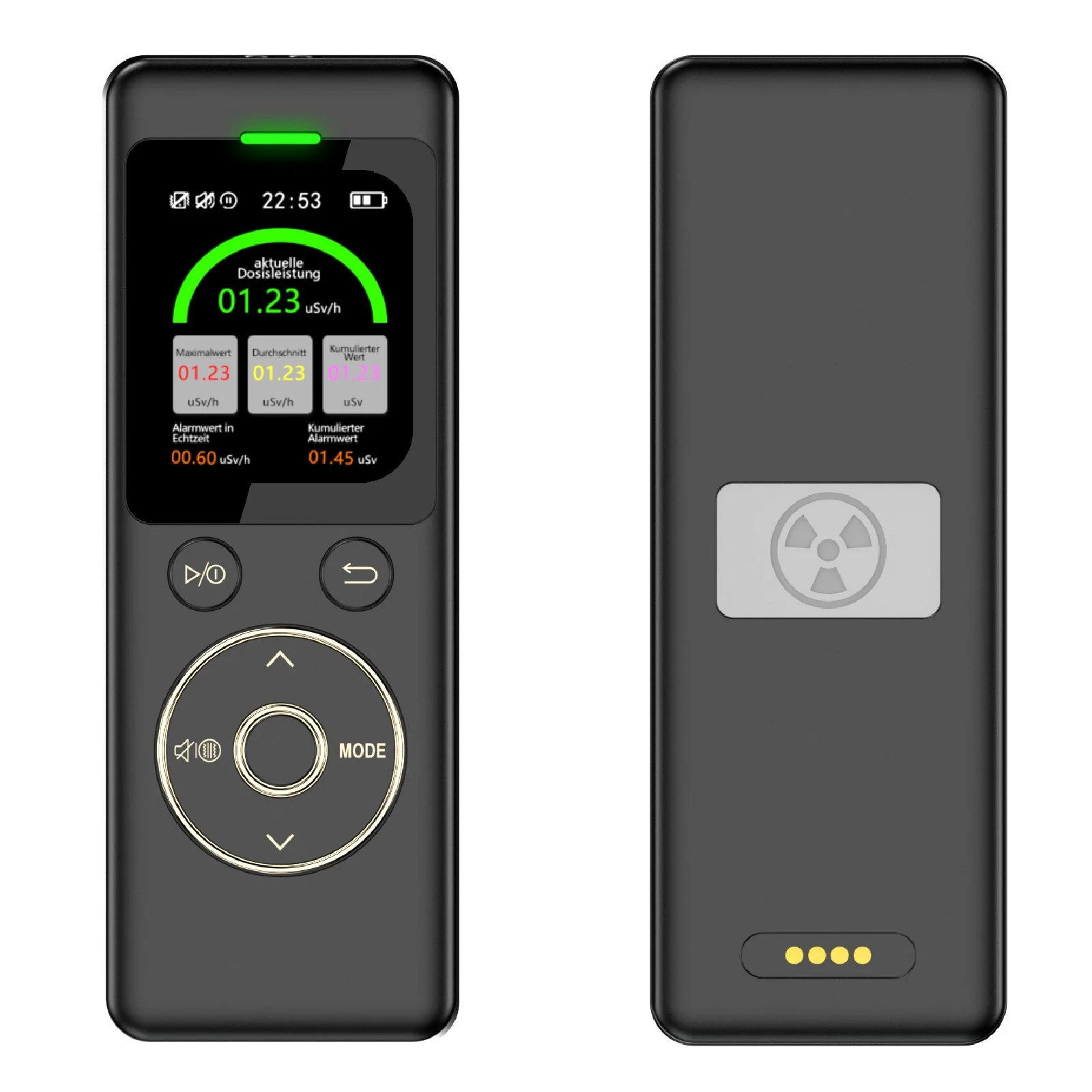 Geiger Counter Nuclear Radiation Detector Personal Dosimeter X-ray Radioactivity Tester Marble Detector