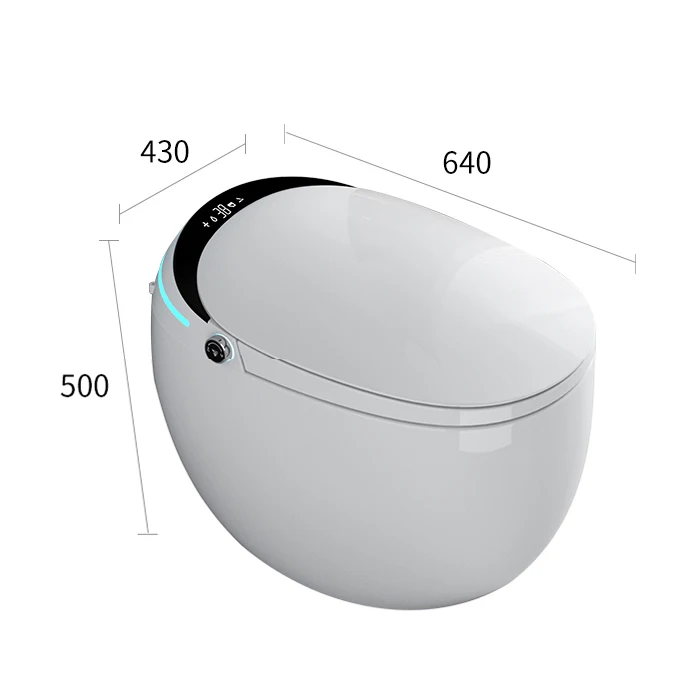 Hot Selling Sanitary Ware Auto Open Sensor Flush Commode Automatic Toilet Bowl Electronic Bathroom Wc Intelligent Smart Toilet
