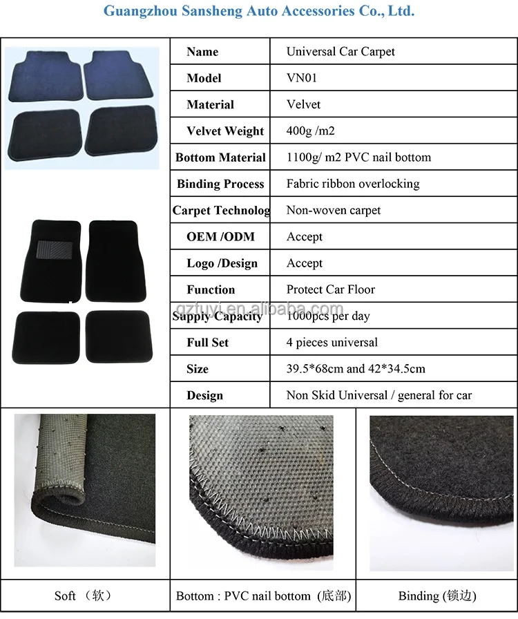 Автомобильный коврик Sonsang 3D водонепроницаемый для ног ковер моделей серии A4 Q3