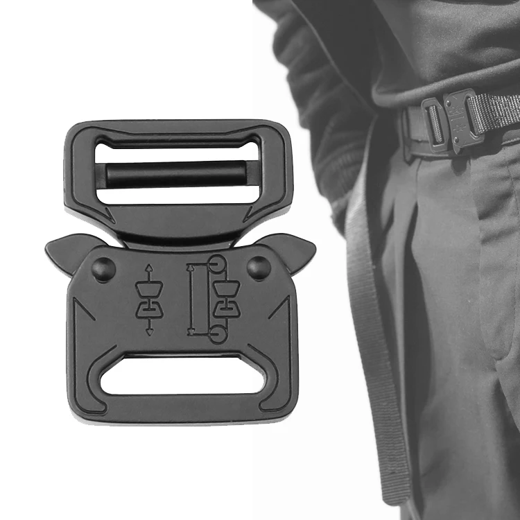 1.25 inch Tactical Belt Buckle Quick Release Buckle Dual Adjustable Heavy Side Release Buckle
