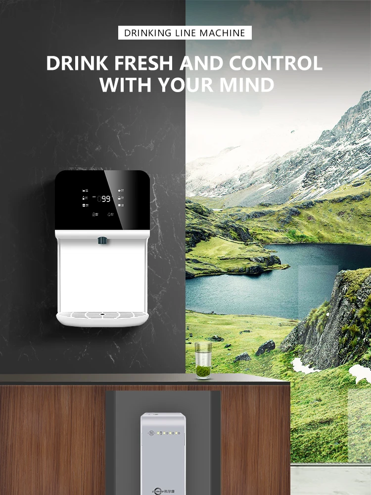 Wall Mounted RO Reverse osmosis Drinking Water Treatment Plant Heating Cooling Home Water Dispenser