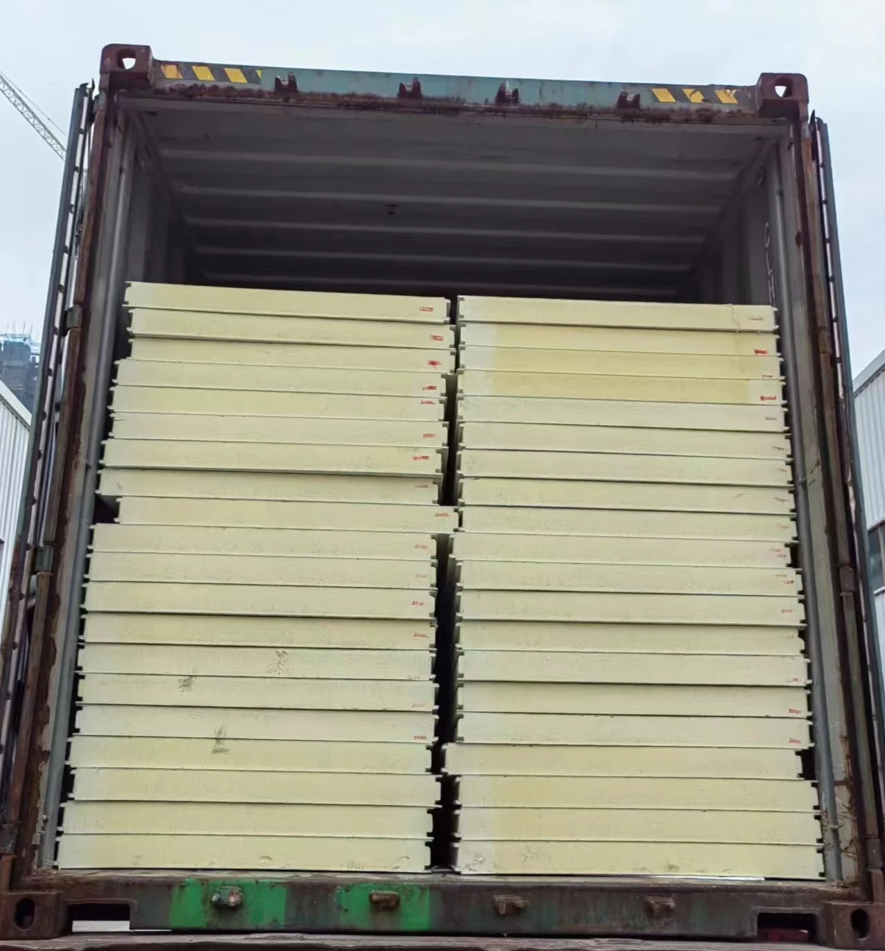 Light Weight Fireproof Structural Insulated Wall/Roof Polystyrene EPS Sandwich Panel for Prefab Warehouse