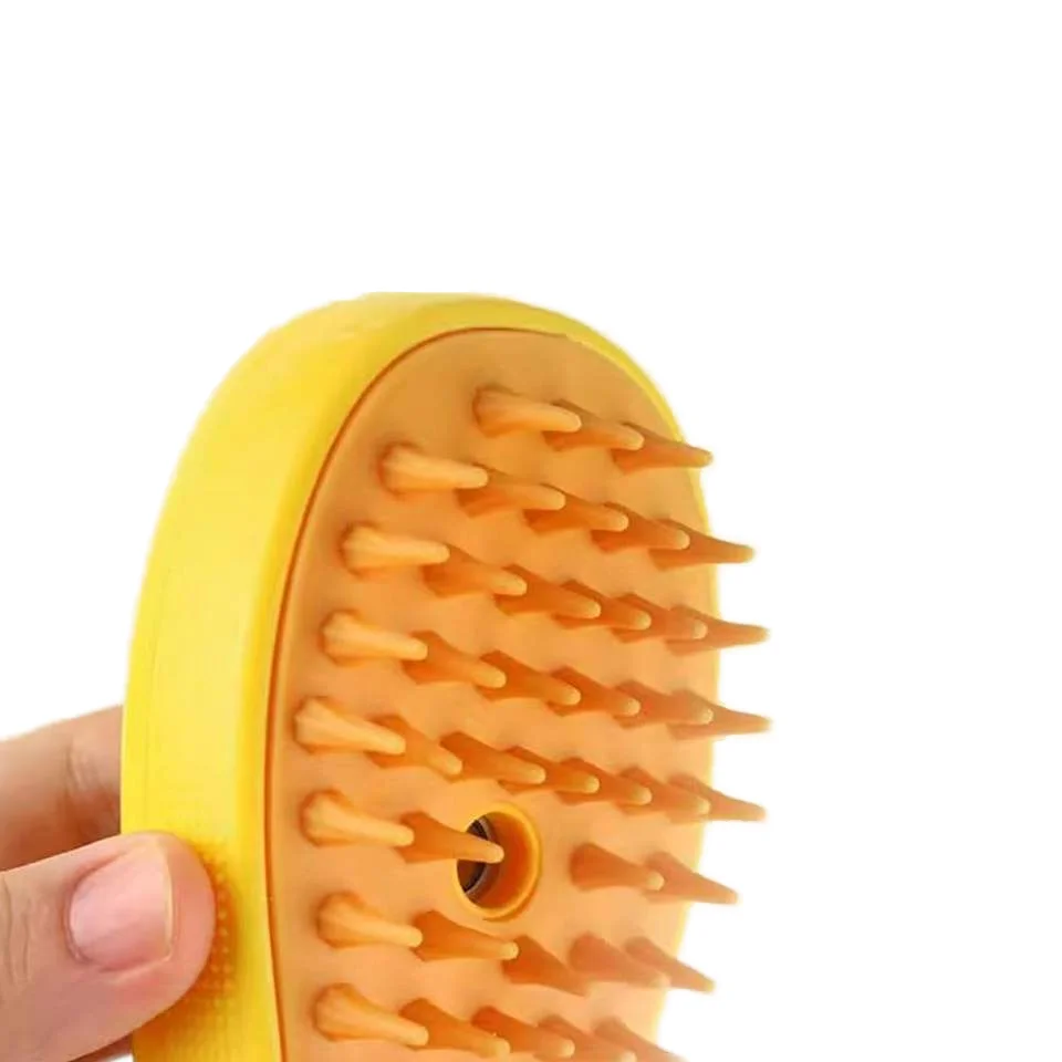 Steamy Cat Brush Pet Steamy Brush Grooming Hair Massage Comb Self Cleaning Hair Remover Electric Spray Steam Cat Hair Brush