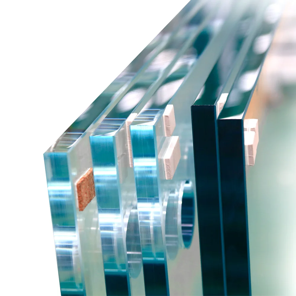Large size the best single 16mm toughened glass price for buildings