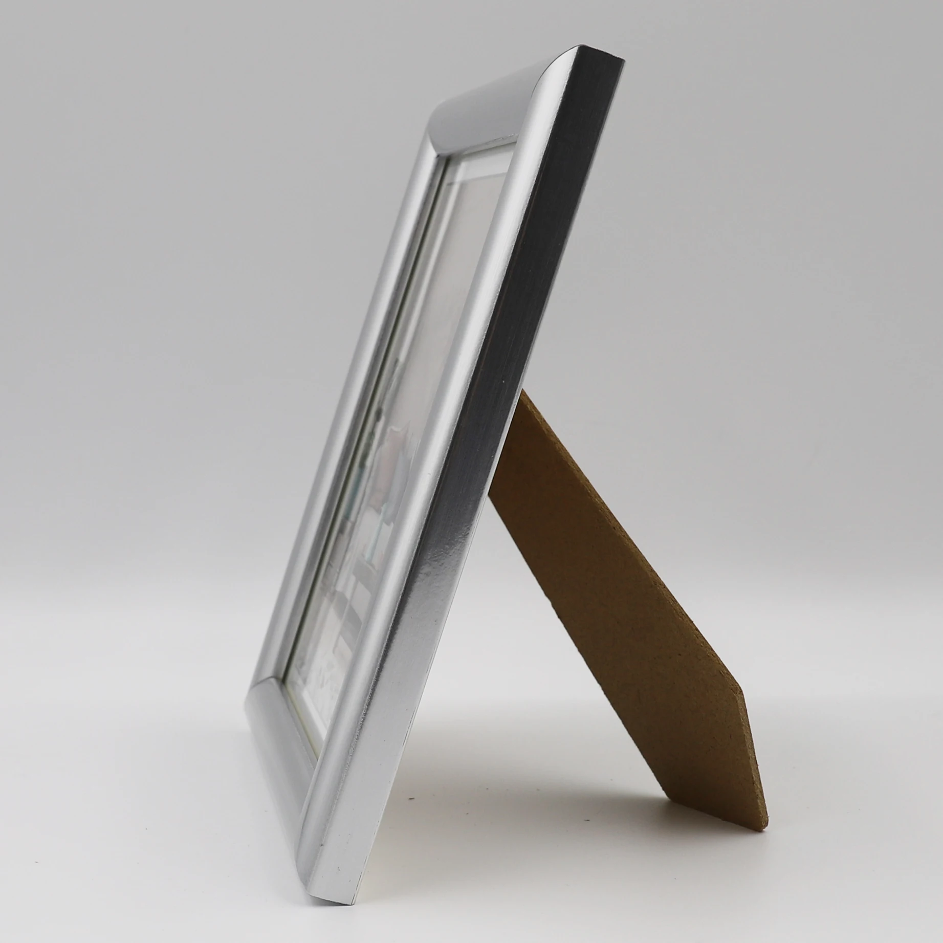 High quality home decoration plastic silver photo frame wall art frame wpc MDF customization picture frame customized color