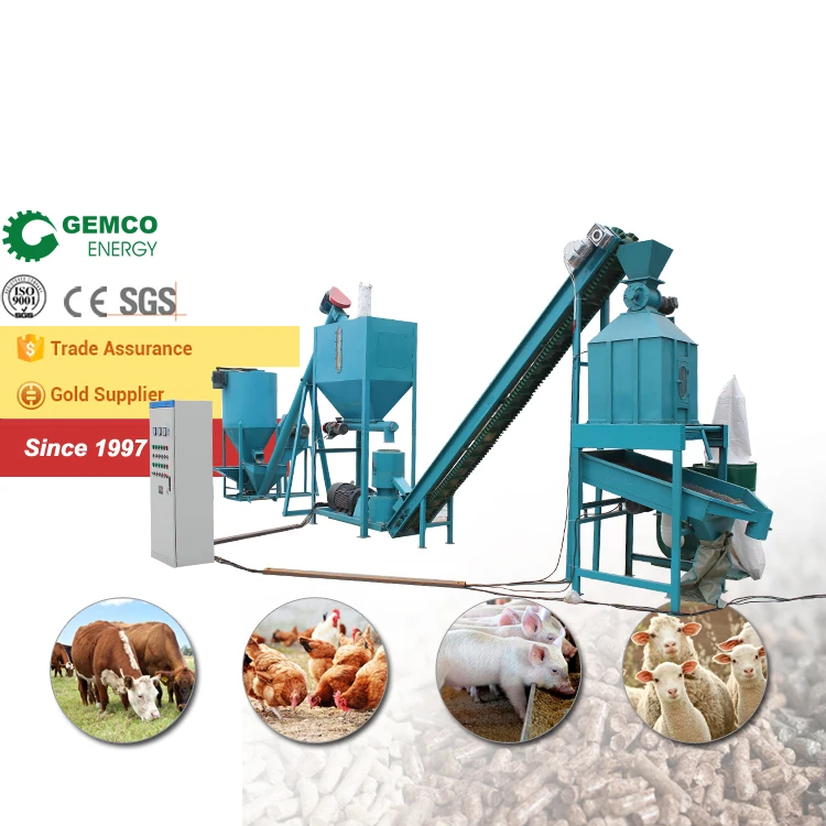  Производитель Anyang GEMCO небольшие фермерские гранулы 