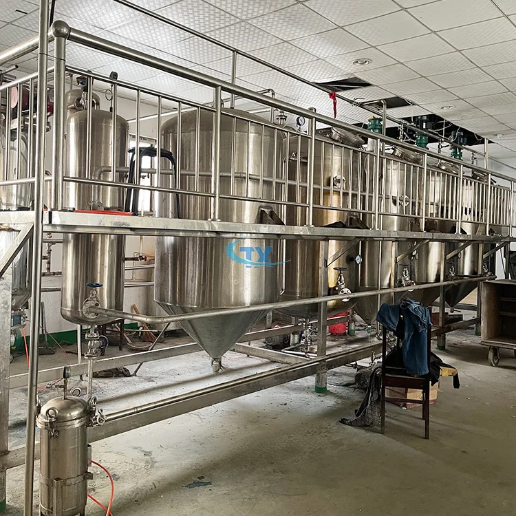 Avocado vegetable cooked edible oil refining machine equipment