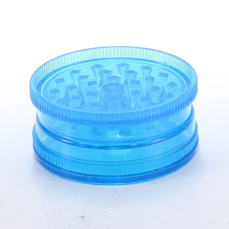 Tobacco Grinder Leaf Herbal  Smoke Spice Crusher Hand Muller 3 Layer Dia 60mm plastic wholesales  custom grinder