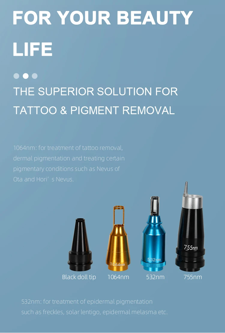 Oem logo Qswitch Lutron Picocare Picosecond q Switched Nd Yag Laser Tattoo Tattoos Picolaser Tattoo Remove Pico Machine Price