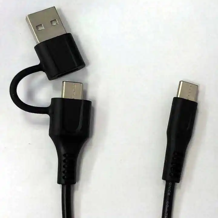 android usb data cable type c cable 2 in 1 fast charging mobile phone charger micro usb charging cable