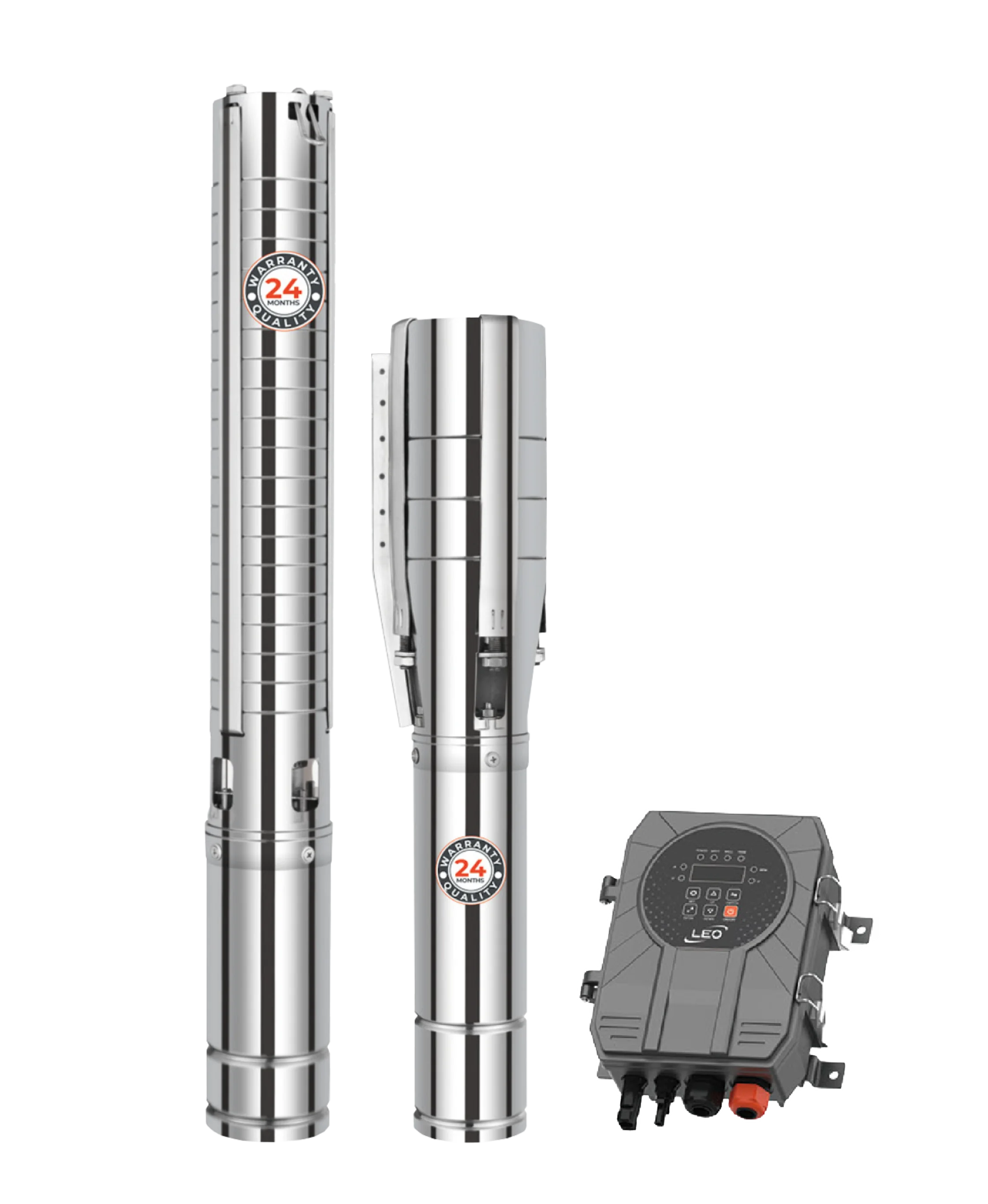 LEO good quality dc submersible 72V solar power water pump for irrigation With MPPT DC controller