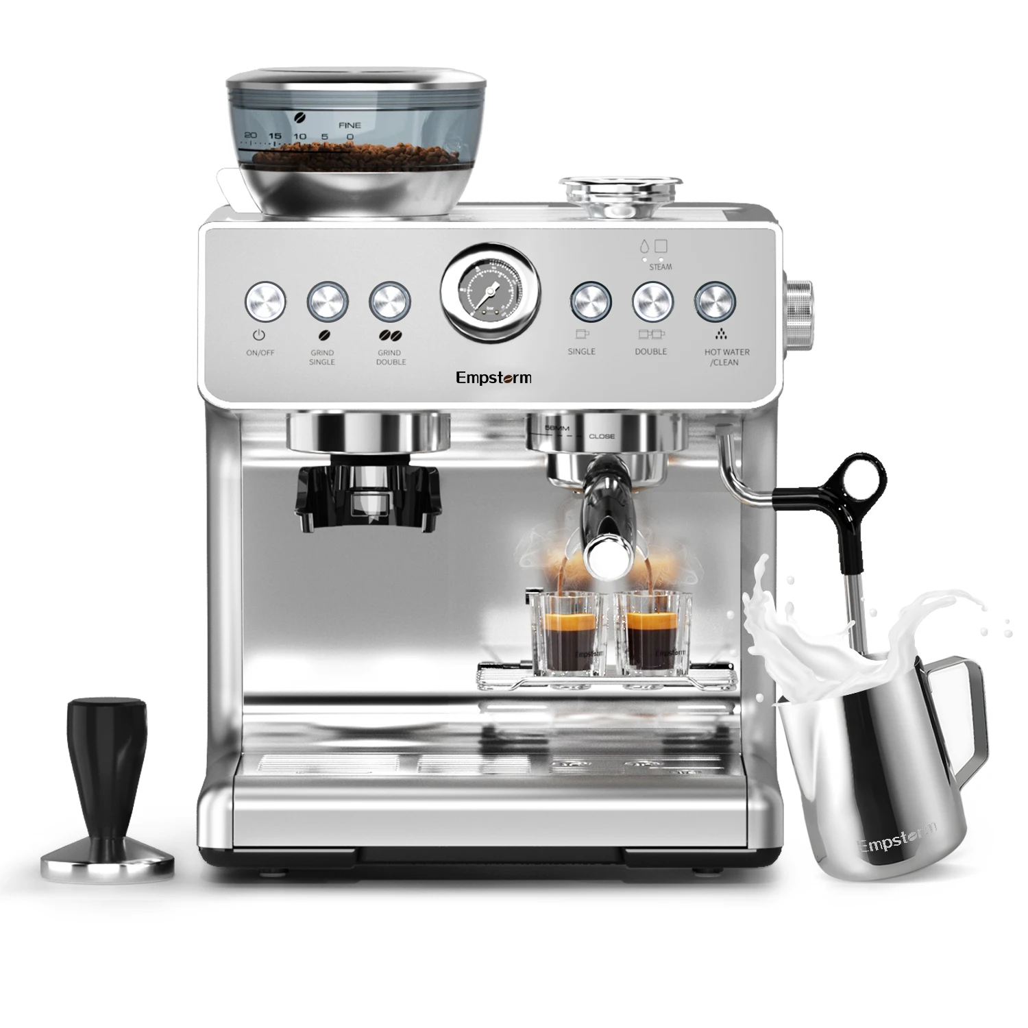 Empstorm 21M Multifunctional Espresso With Grinding Coffee Machine Quality Life Essential Coffee Espresso Machine With Grinder
