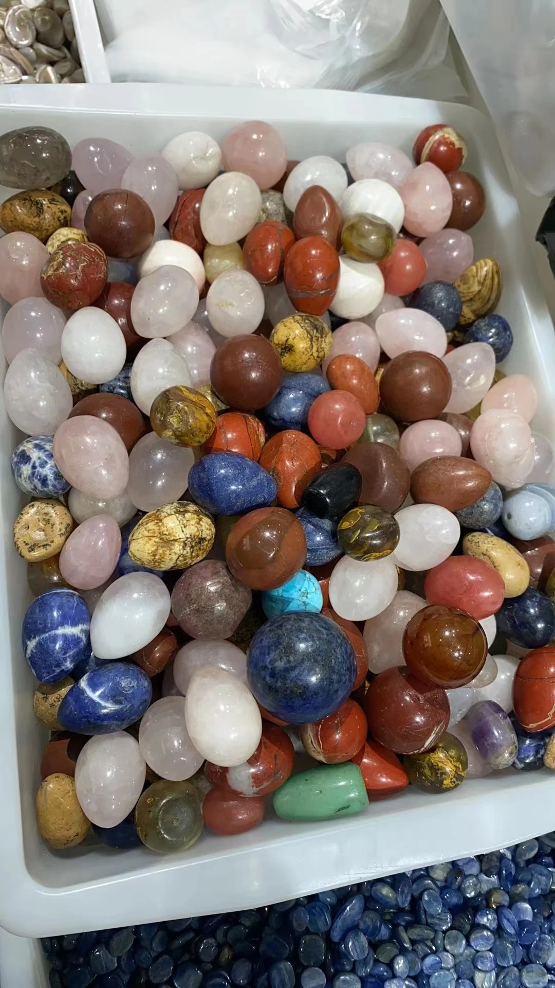 Bulk Natural amethyst stone gravels rose quartz tumbled stone raw crystal rocks stone