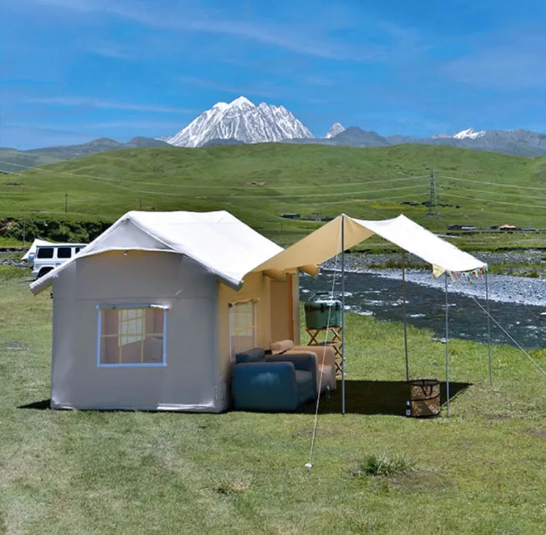 New Product Inflatable Tents Camping Outdoor Camping Tents 5 Persons Waterproof Outdoor Family House Tent