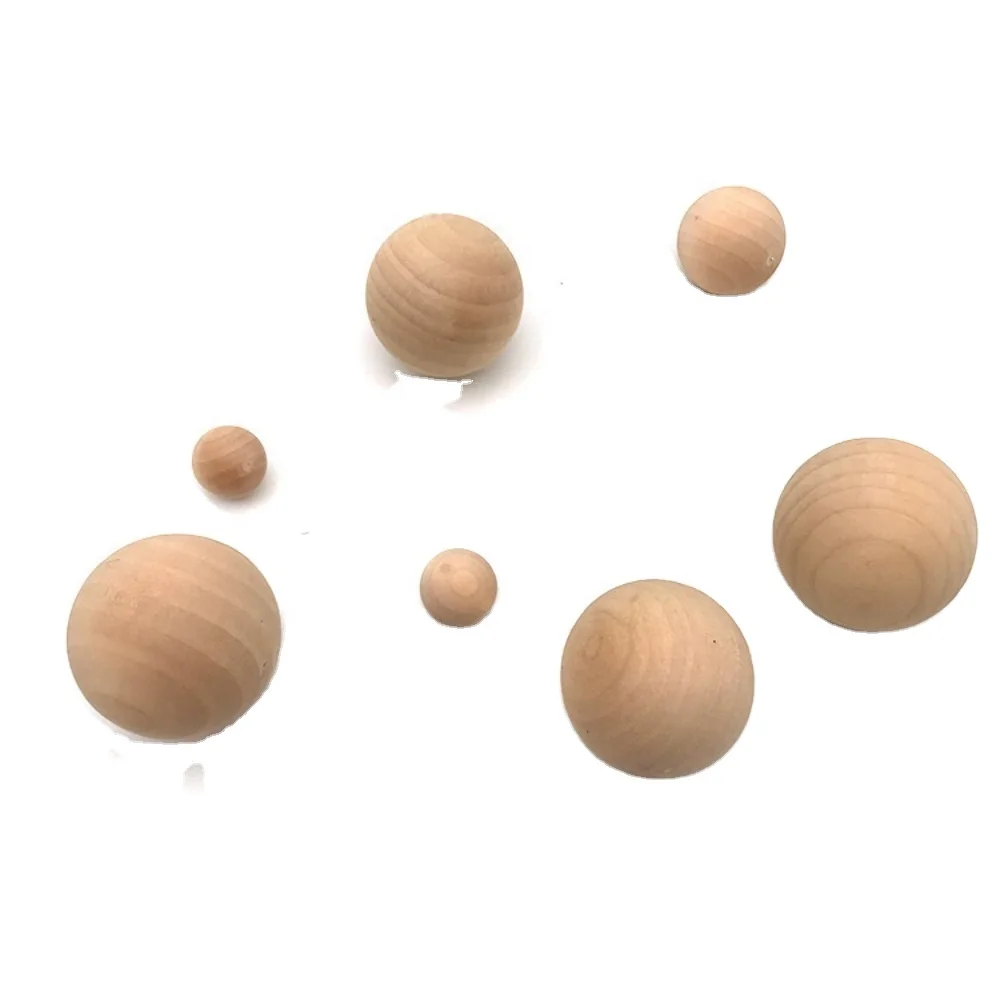 Wood Bead Wooden Balls Customized Wholesales Loose Gugertree Beechwood Beads Variety of Sizes Available