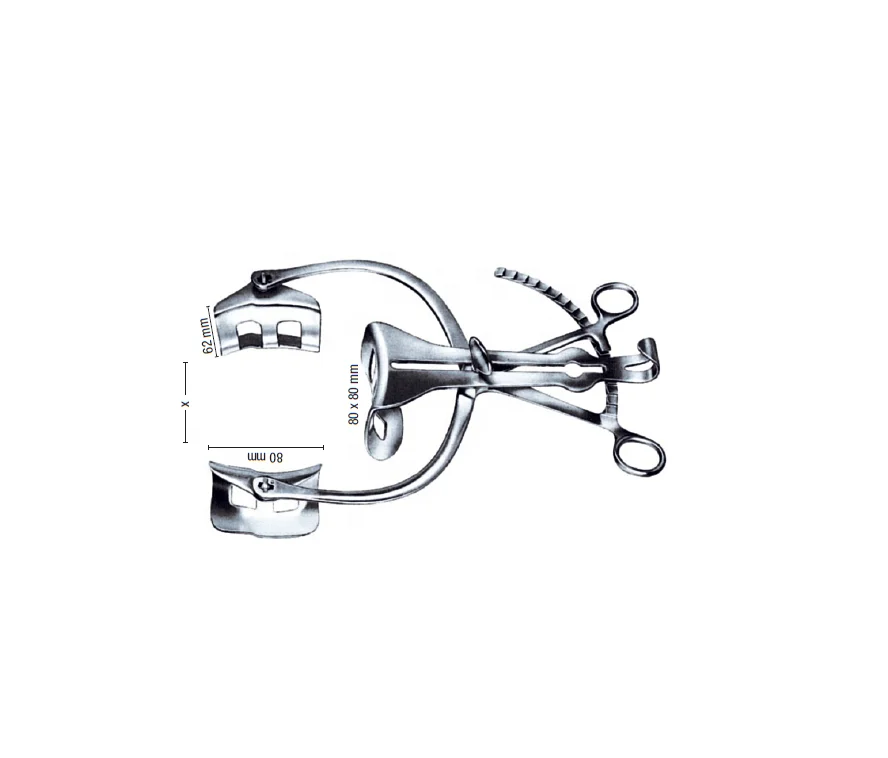 Абдоминальный Ретрактор Holzbach 260 мм