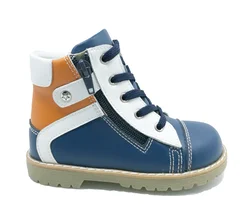 Wholesale Children Spring Autumn Casual Fashion Stylish Trendy Leather Martin Warm Boots Sock Shoes for Baby Boys Toddlers