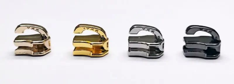 YKK ZIPPER TOP STOP AND BOTTOM STOP SILVER GOLD ANTIQUE BRASS BLACK COLOR METAL SG STOPPER FOR BAGS JACKET SUITCASE HANDBAG