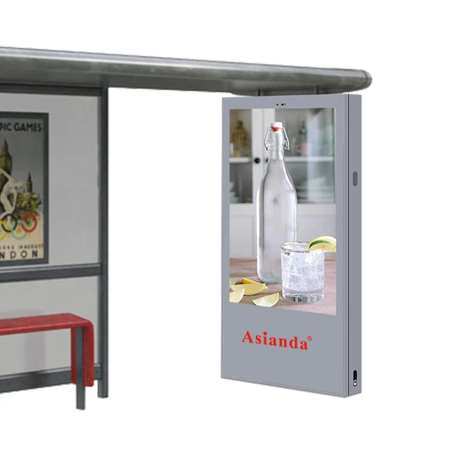 Cheapest Price High Quality Manufacturer Large Area Bus Station Industrial LCD Monitor Advertising Display Board