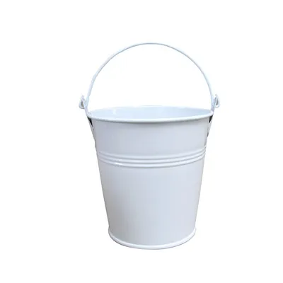  Wholesale Easter Gift Bucket Small Colored Metal with Handle Colorful Zinc