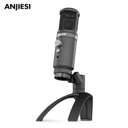 Live Broadcast Microphone usb desktop microphone With Mic Stand For Sound Recording Podcast Studio Condenser Microphone
